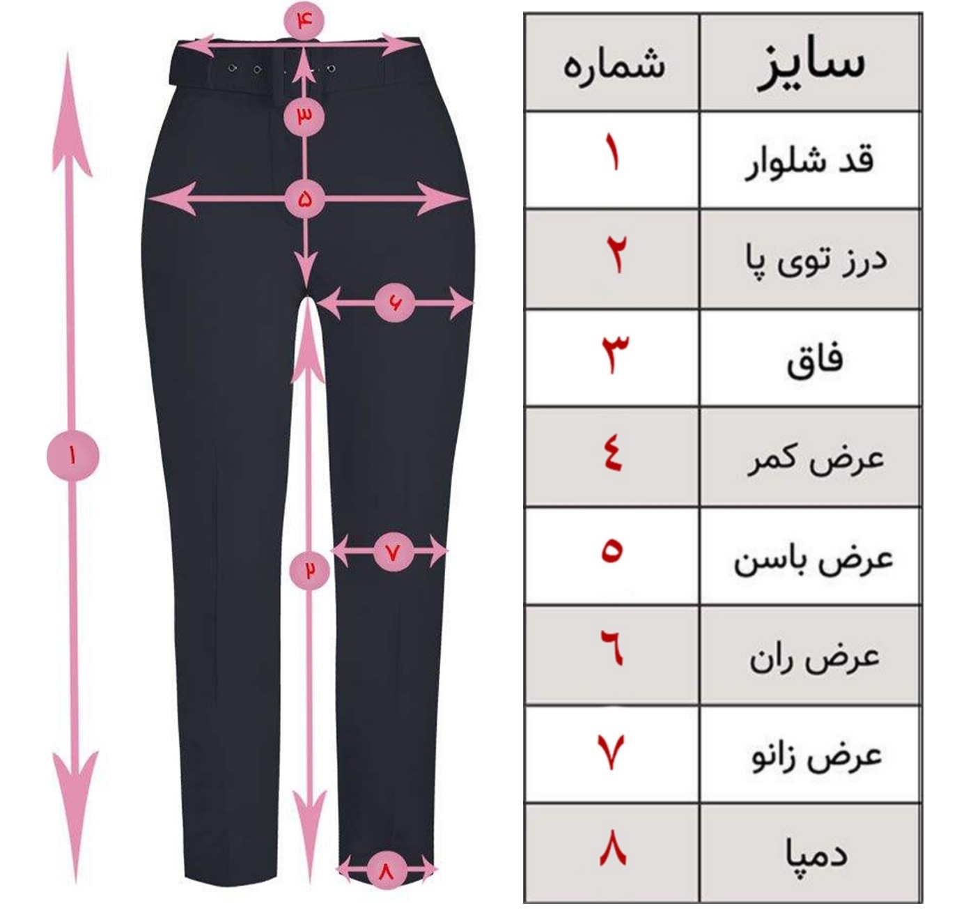 نحوه اندازه گیری قد داخل پا